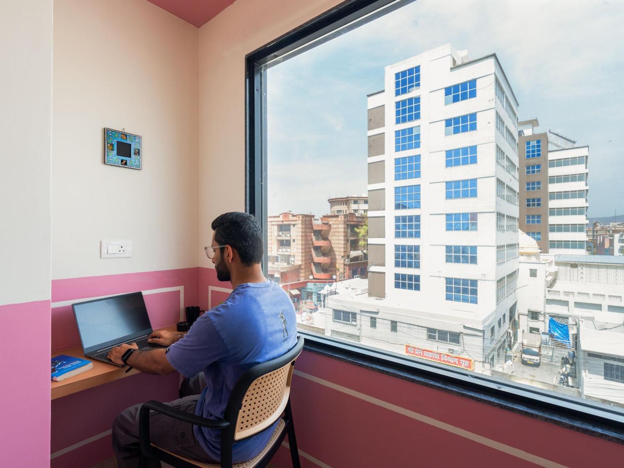 The Hosteller Jaipur, Mi Road Exterior foto
